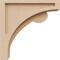 Ekena Millwork 3"W x 12"D x 12"H Thin Viola Rough Cedar Woodgrain TimberThane Corbel, Primed Tan CORUR03X12X12VIORCPR - alternate 4